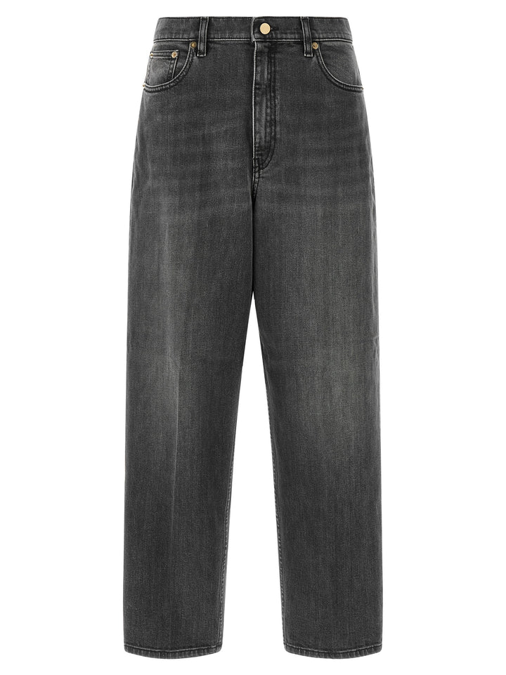 Fabiana Filippi Filo Diamante Jeans - Gray | a1eec2069374b83858c482ba7b9685245ac41c1e