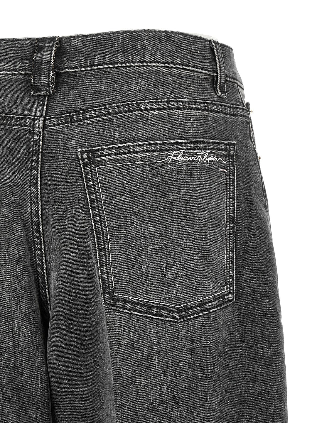 Fabiana Filippi Filo Diamante Jeans - Gray | 247c63ba595e9a81f20393a2e11904b2595875be