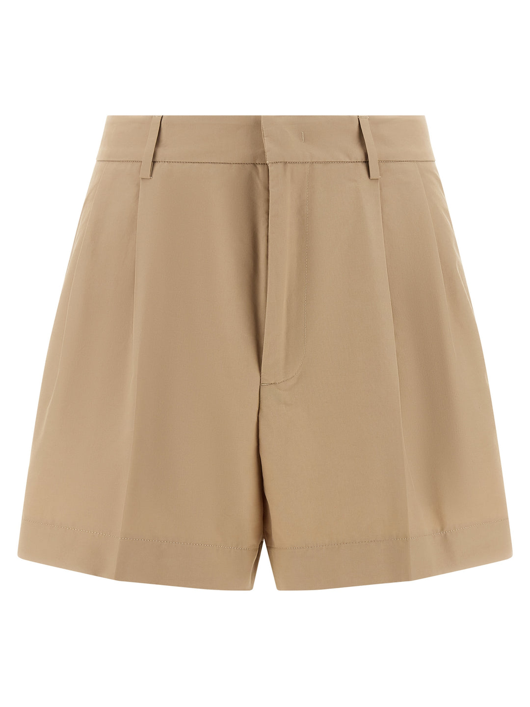 Fabiana Filippi Bermuda Shorts With Pleats Bermuda and Short - Brown | 354239832a76e92f393e1a2b4c4ec9fc75496c75