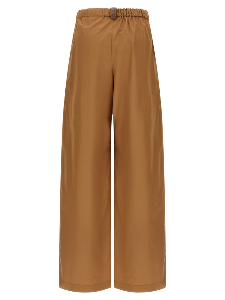 Fabiana Filippi Loose Leg Pants - Brown | 425876446a7ccc0268ff13984f29eeb3ef9bb4b7