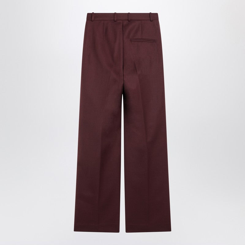 The Frankie Shop Pants - Burgundy | 917297e9168c73ae8a25c76116342a95778ff230