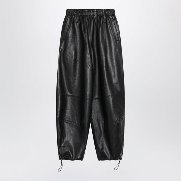 Oakdale Black Leather Trousers