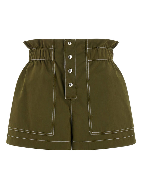 Gabardine Shorts Bermuda And Short Green