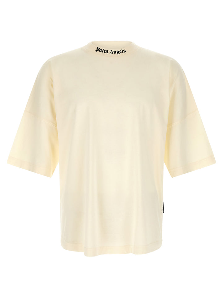 Palm Angels Logo Print T-shirt - White | 5e367b25c73dd605c552bcaefb83ce847f3ed6a6