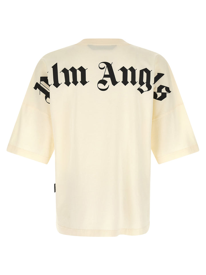 Palm Angels Logo Print T-shirt - White | 5f2e967f693ef704d98e61de459974d28d6de74b