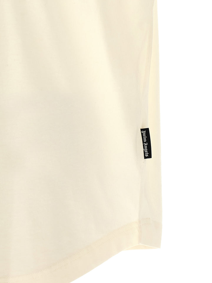 Palm Angels Logo Print T-shirt - White | ab98d9195ca640c93bcbb738ecfee30e37db84de
