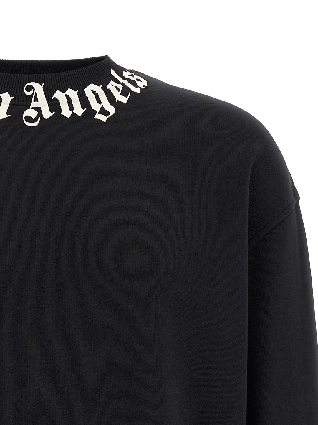 Palm Angels Logo Sweatshirt - Black | db96720002db8b1125d9bbd65a64e6cb27a0e434