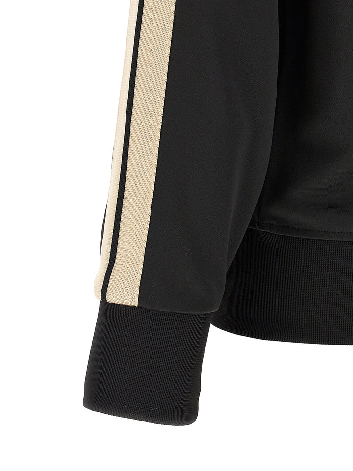 Palm Angels Classic Track Banded Sweatshirt - Black | 3028883486f4d6f4b81ef8e804a5ca4371526fcf