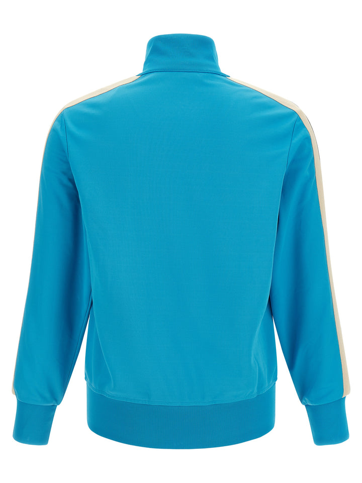 Palm Angels Track Sweatshirt - Light Blue | 789279289fdb2e6dd7e8640187a76b156bbbfbcc