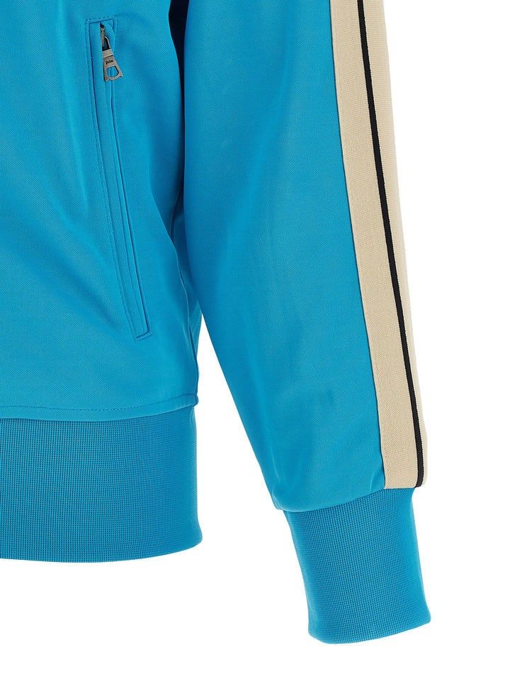 Palm Angels Track Sweatshirt - Light Blue | 0ee5ac2d98ff8a16efef6b435a0a2fbefb86b93a