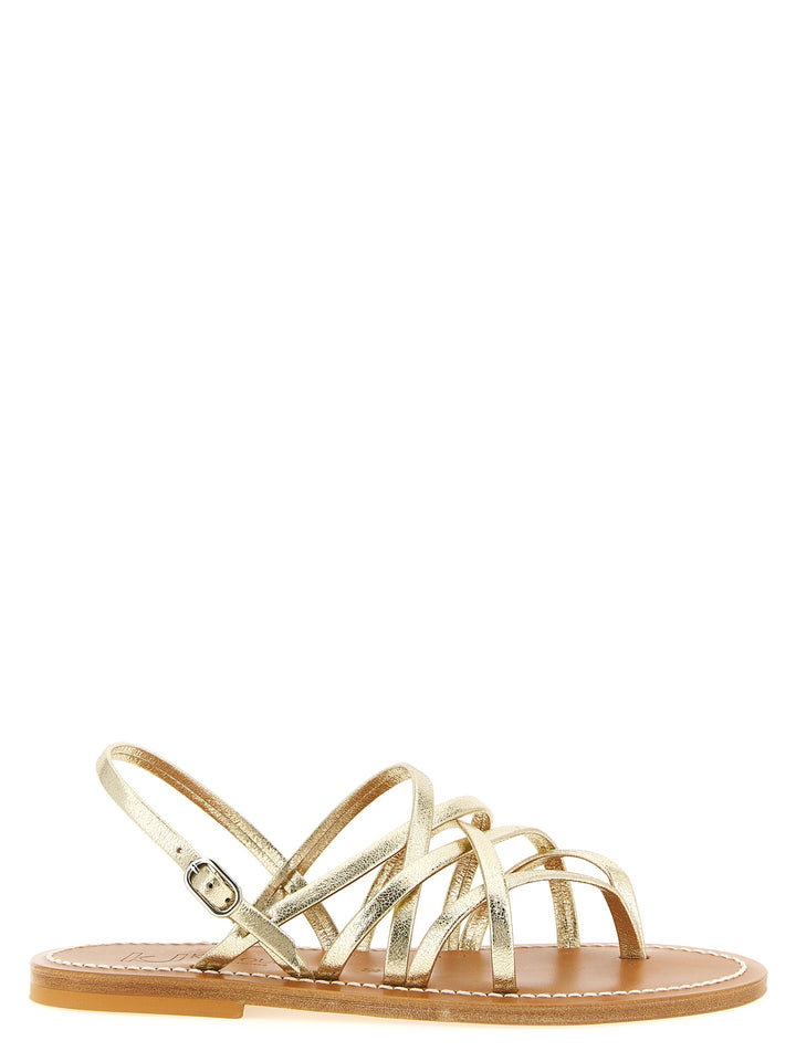 K.Jacques Saint Tropez Pandora Sandals - Gold | 47ca53b86226d2cff762e6ec926a0e33887ad523
