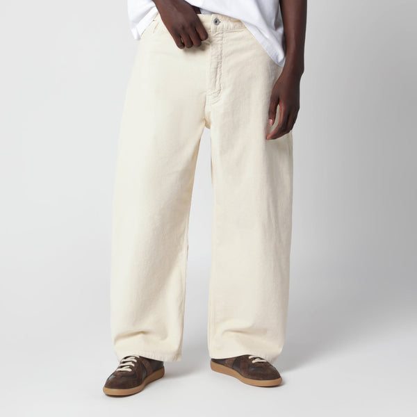 Cream Paolo Wide-Leg Jeans