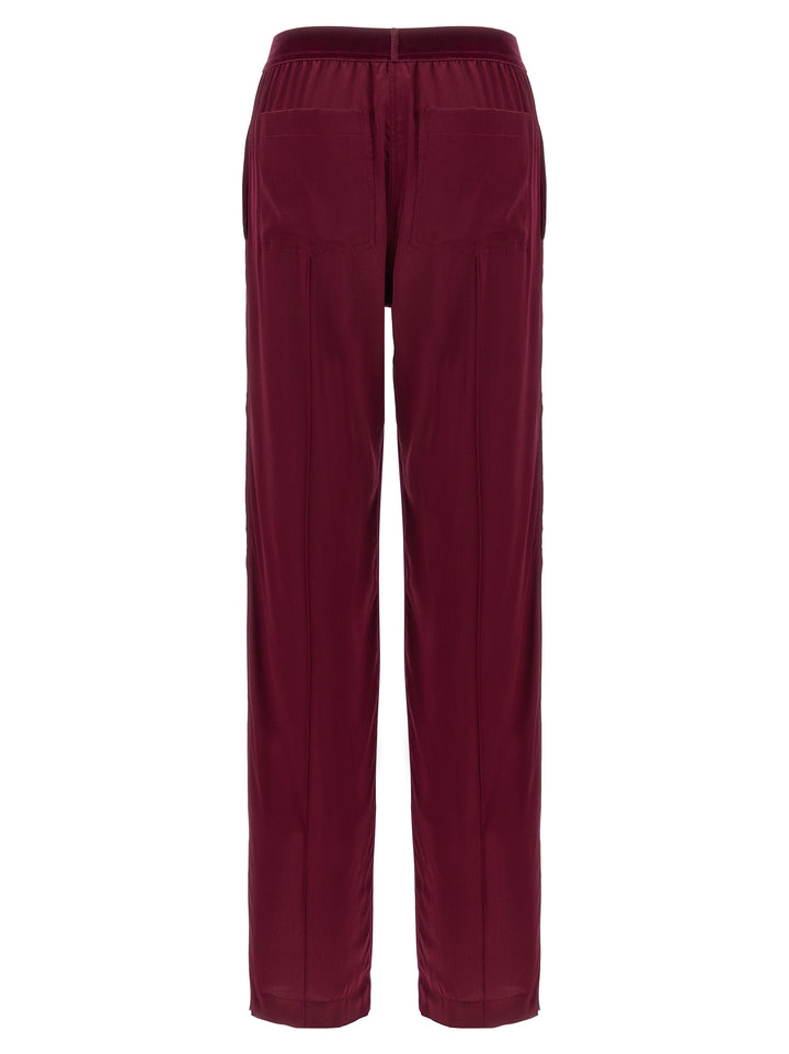 Tom Ford Silk Pants - Bordeaux | 12054f29da498715850b232cdd6f75c80604b46e