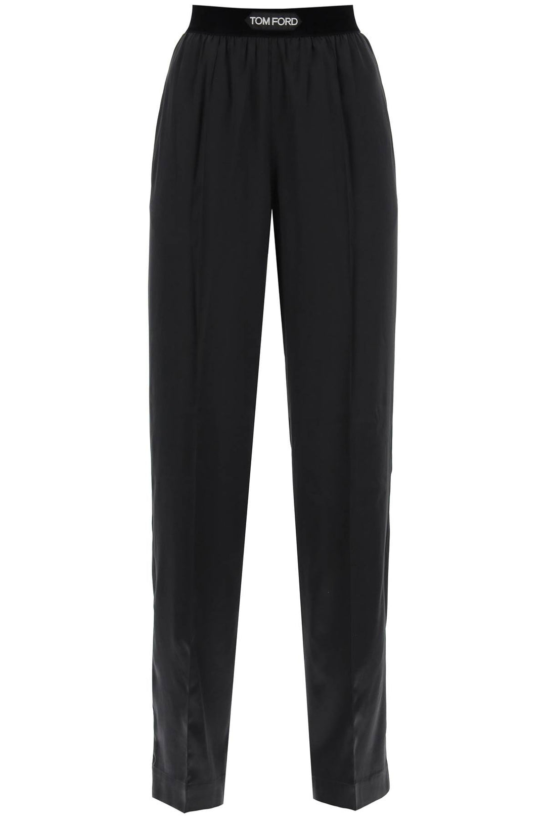 Palazzo Pants In Silk Satin