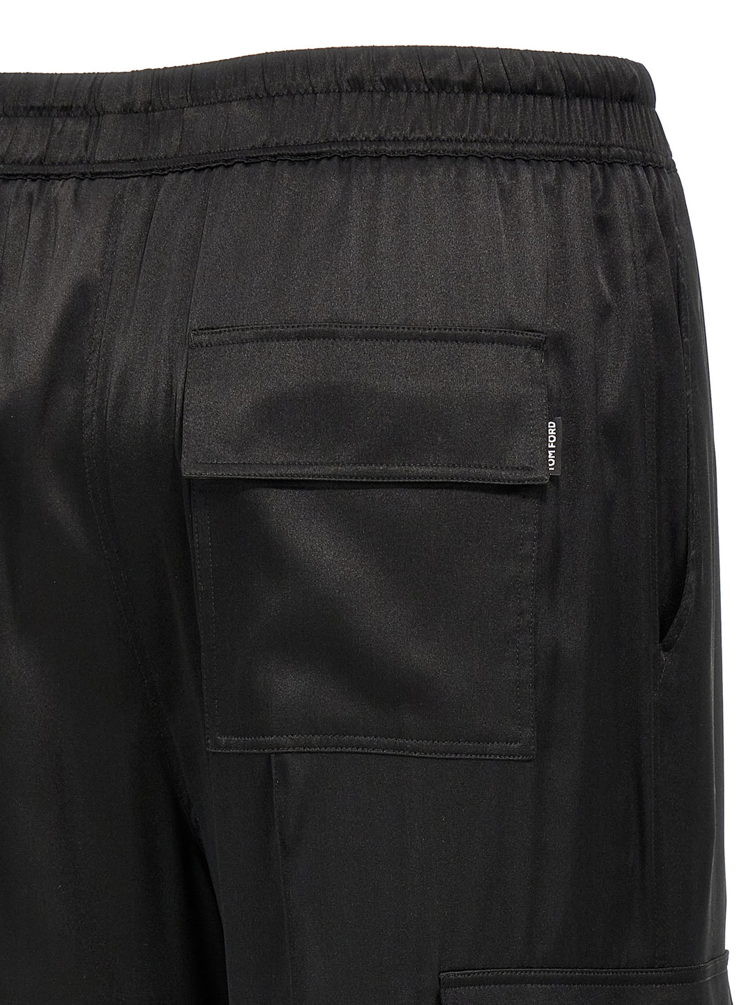 Tom Ford Cargo Silk Pants - Black | b679aef0af16cbaf1039f04b76aa0928efa32dac