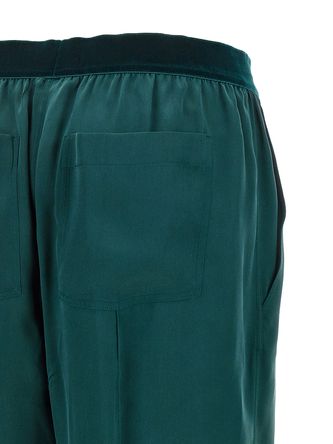 Tom Ford Silk Trousers Pants - Green | e394fe7fea13e263c11da15c5d34669e24e658d8