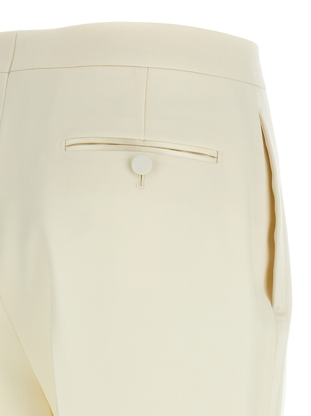 Tom Ford Tuxedo Pants - White | b973bdbd2ff983fb7f857dc1493547eddf6e4d39