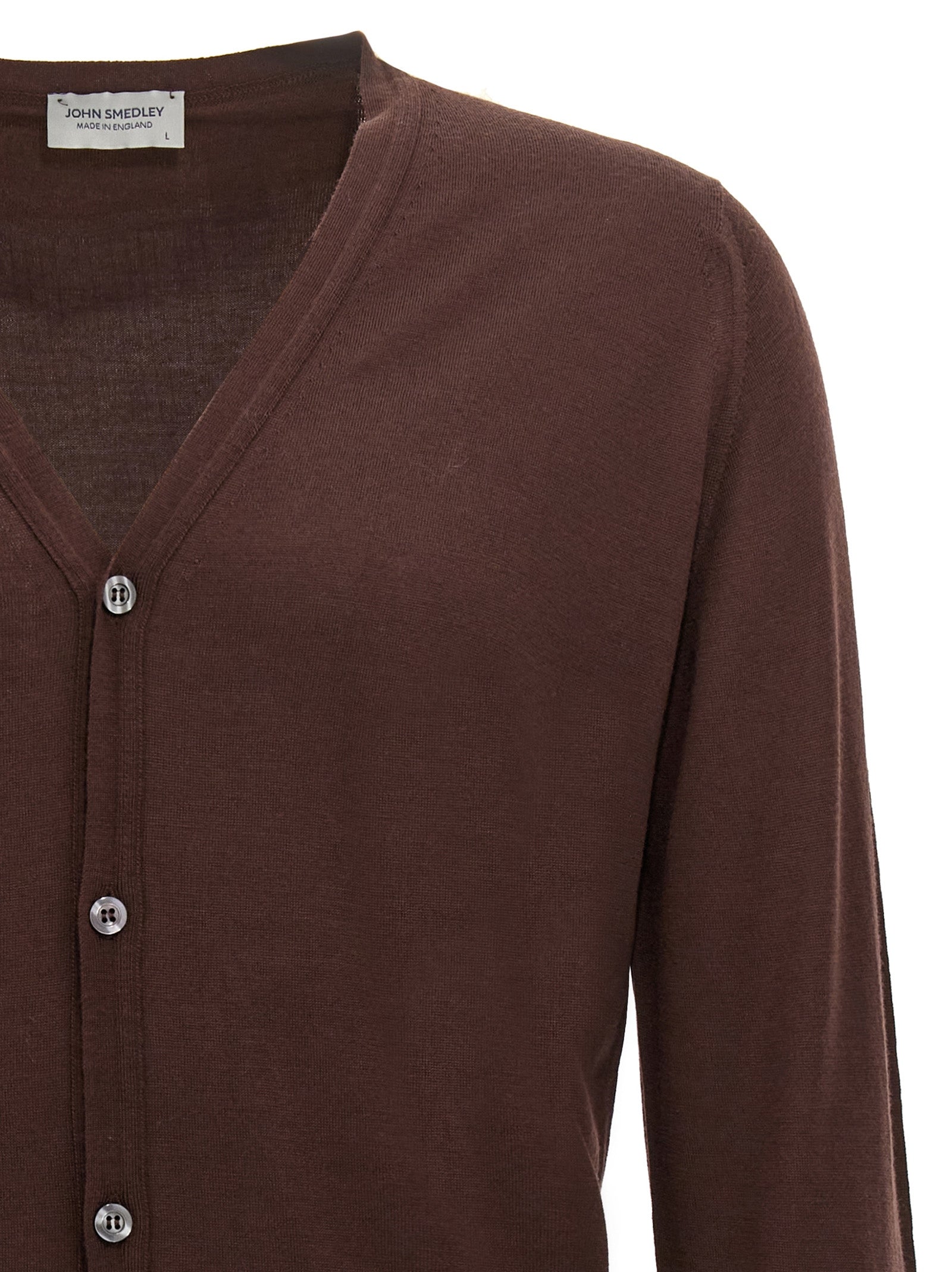 John Smedley Petworth Sweaters And Cardigans Brown | Wanan Luxury