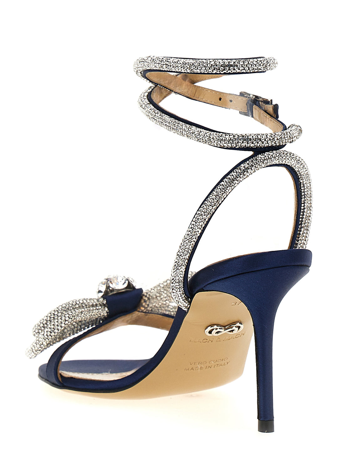 Double Bow Sandals Blue