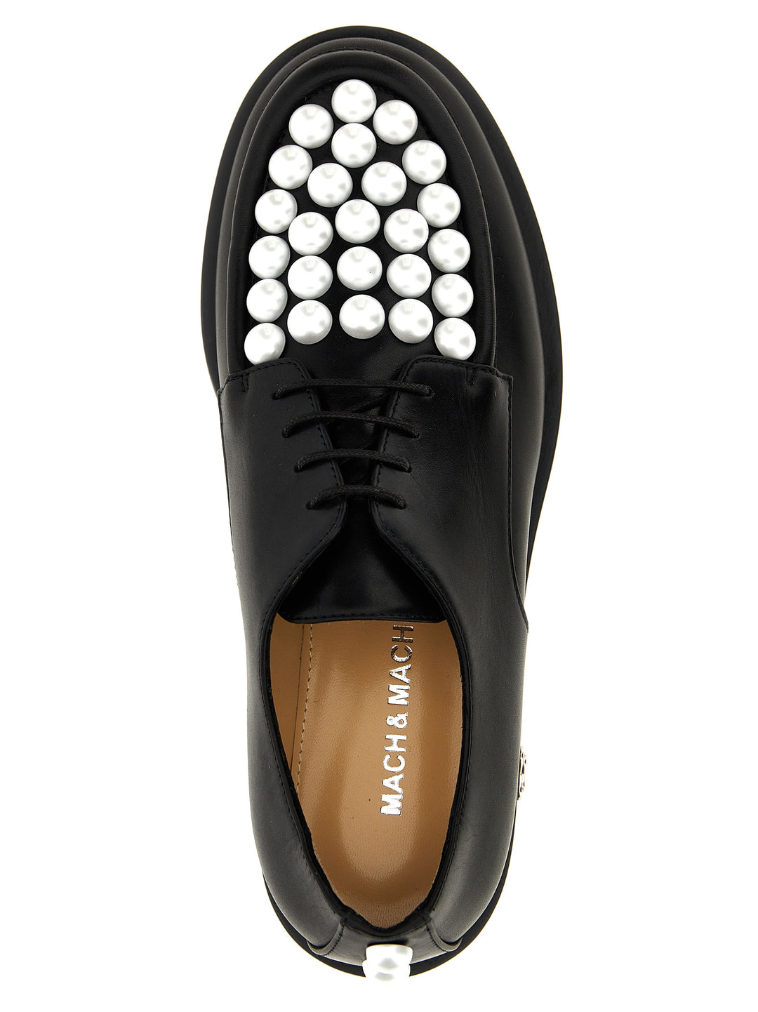 Sirene Lace Up Shoes White/Black