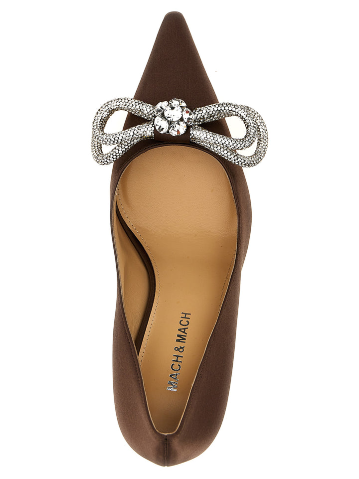 Double Bow Pumps Brown