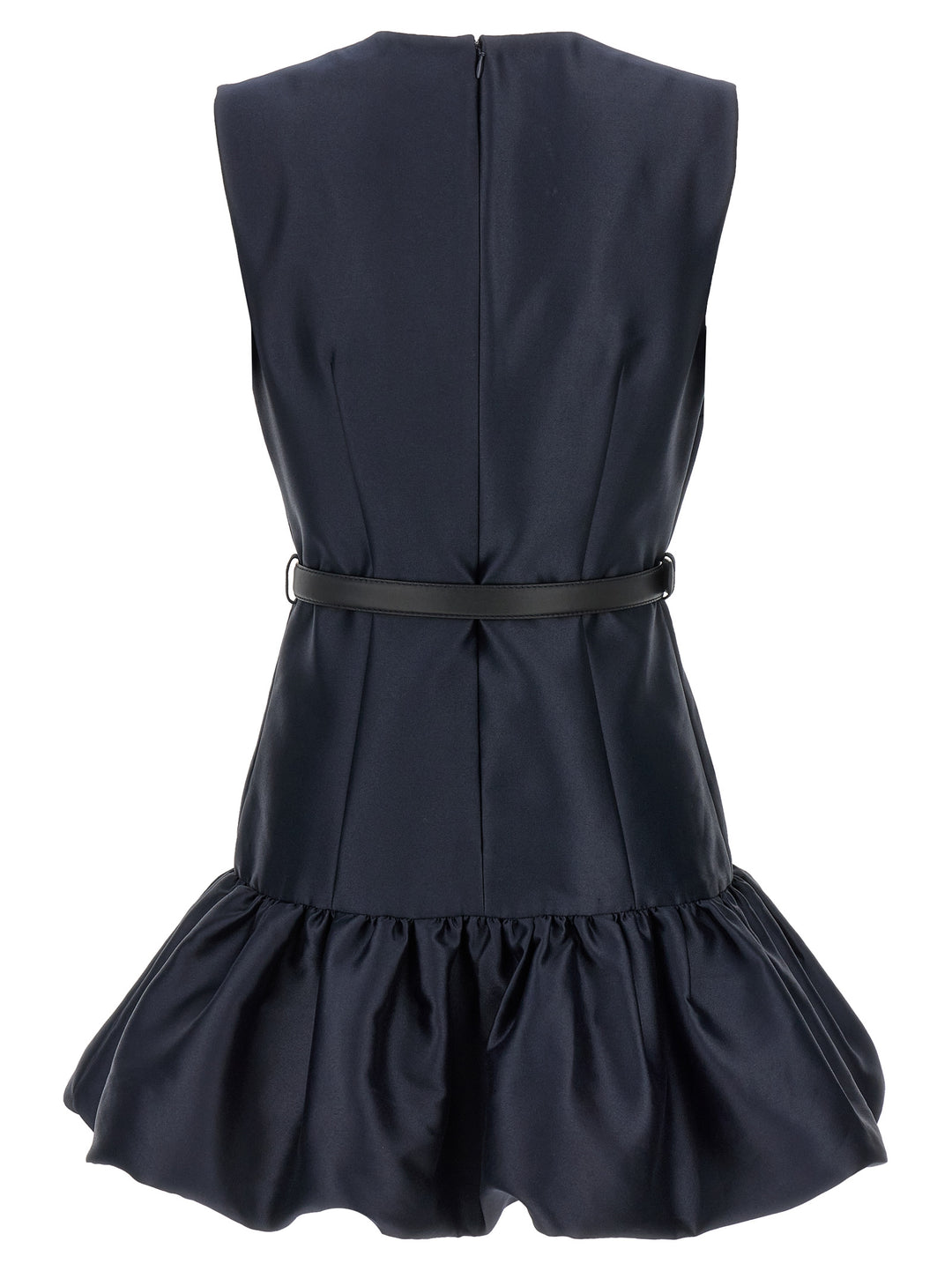 Self Portrait Navy Taffeta Mini Dresses - Blue | 429af2ece9984f198c0adf1edd0f4938f3ab5a1d