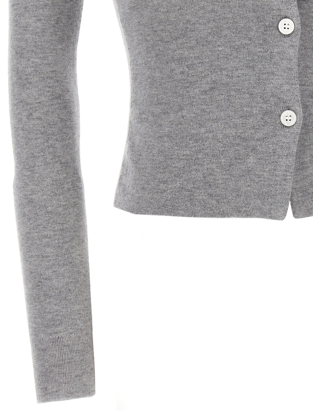 Self Portrait Grey Merino Wool Sweaters and Cardigans - Gray | 4890484f5c3f575cdc25c7043983eecffb84f755