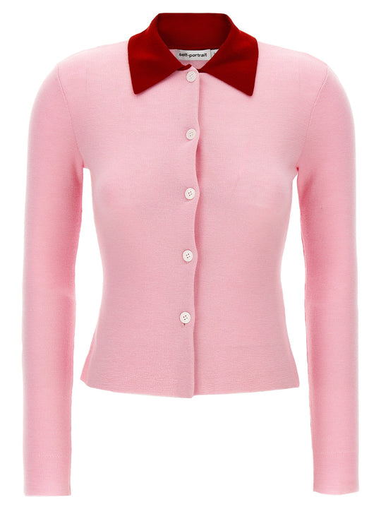 Pink Merino Wool Sweaters And Cardigans Pink