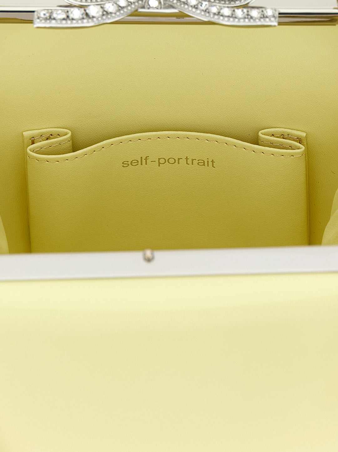 Self Portrait Yellow Leather Bag Hand Bags - Yellow | 650cde1750d2eeff47ffeee612d6f4f9ab12bd80