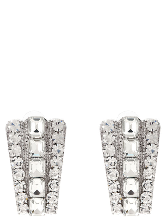 Multi Crystal Jewelry Silver