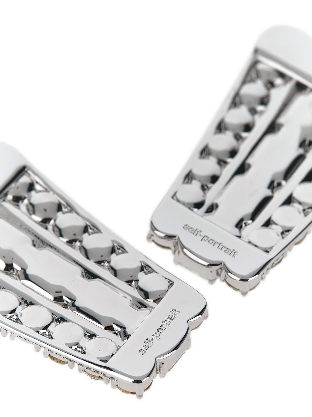 Self Portrait Multi Crystal Jewelry - Silver | 3730a76cd7c3bf9f5e6d4a7426eef27ca76bdd89