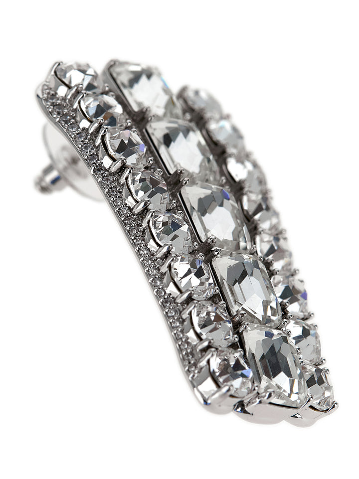 Self Portrait Multi Crystal Jewelry - Silver | 0904027a45e87d81273133f2c34a05810d4dc17c