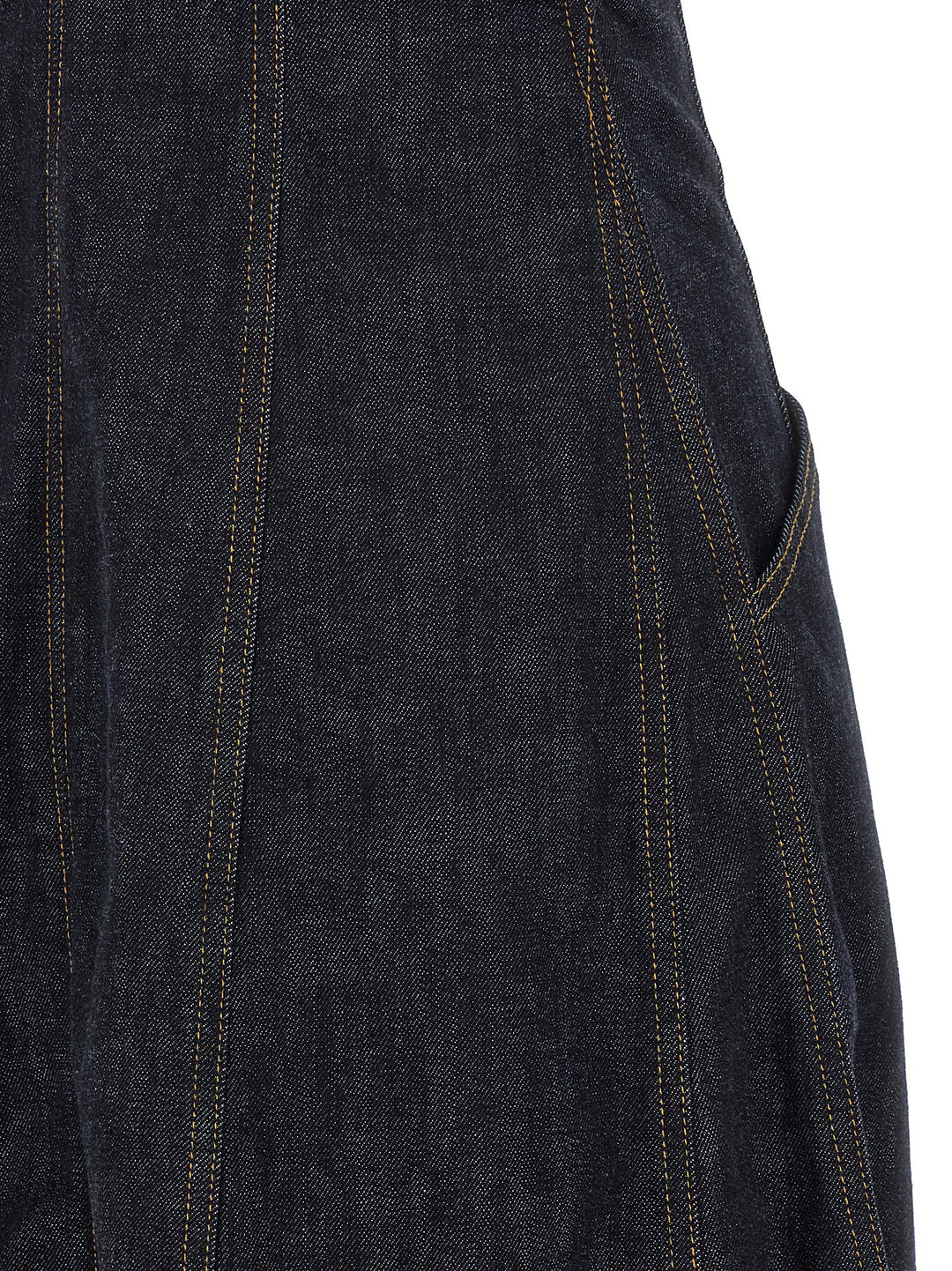 Self Portrait Indigo Denim Midi Dresses - Blue | 565ddd186c97fe24b6a3c4c243caf5c01d9908e6