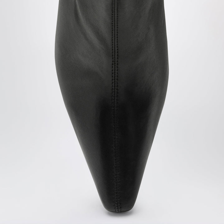 Jude Black Cave Ankle Boots In Leather