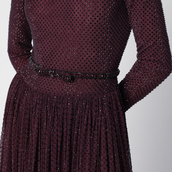 Self Portrait Apparel & Accessories - Burgundy | 860c49233695f08b8bc732152544fa6cd7af0489