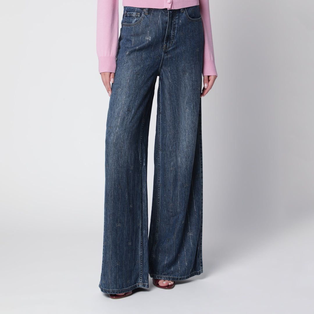 Self Portrait Pants - Blue | 2ab38fe862d0b666e560b6ff529b5ed9bdec5744