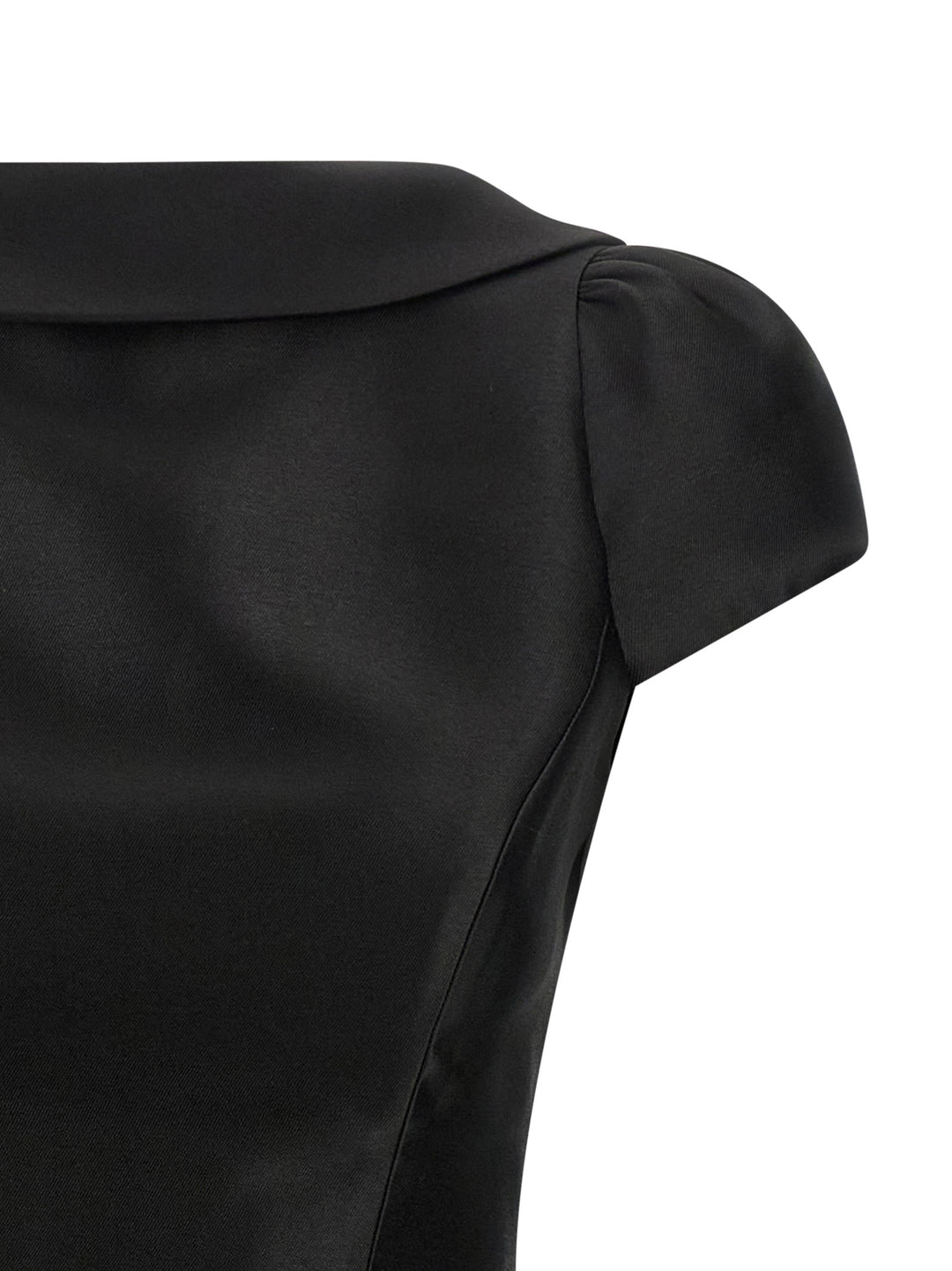 Self Portrait Black Taffetà Collared Mini Dresses - Black | 2f94cced5be40be8b9175c07695c0ebb86f845c3