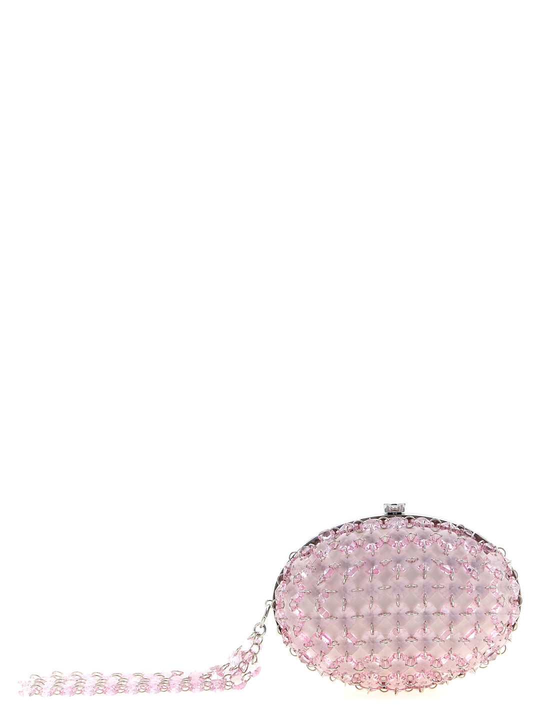 Self Portrait Crystal Chain Clutch - Pink | 98ef63e3cfd1eb46b38daa5226a0f7755b4c7ac5