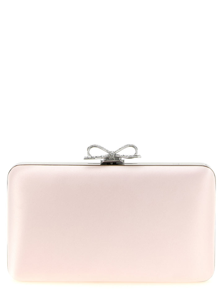 Self Portrait Satin Clutch - Pink | efa49b9afbc3c474b37de4fb7e3fdfa6a40dfa9b