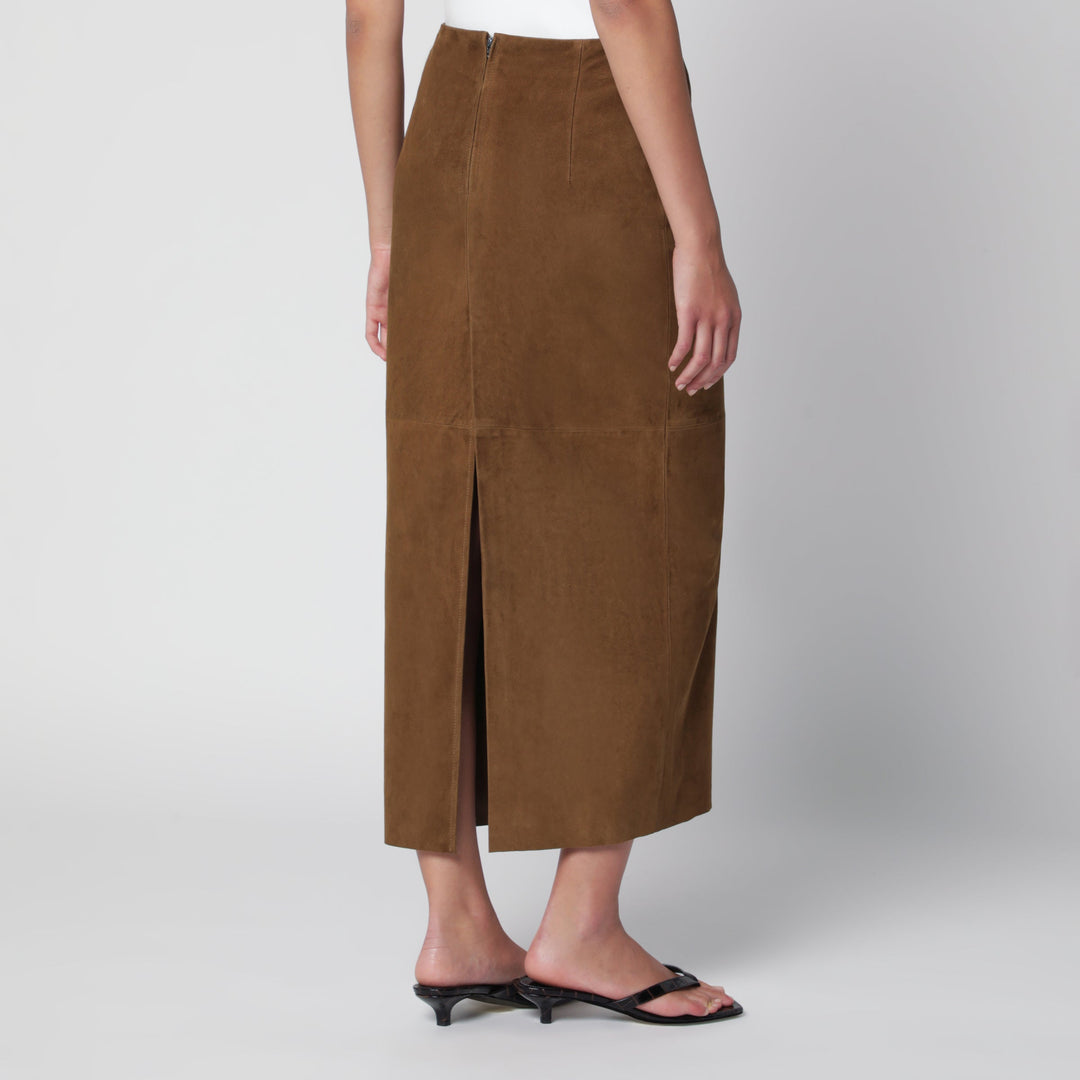 Nour Hammour Skirts - Brown | e45324e15679bd5d801090fd41cd70f3c06c1019