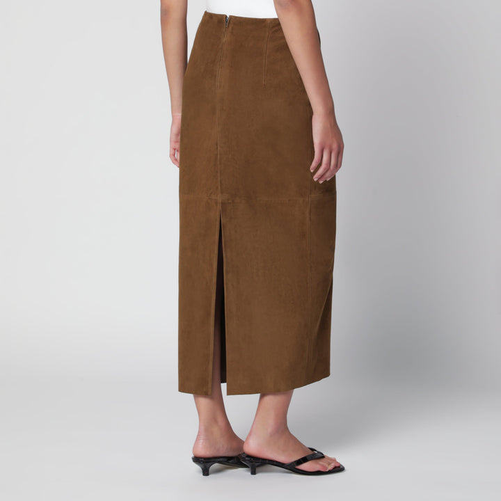 Nour Hammour Skirts - Brown | e45324e15679bd5d801090fd41cd70f3c06c1019
