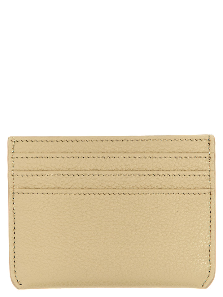 Logo Card Holder Wallets, Card Holders Beige