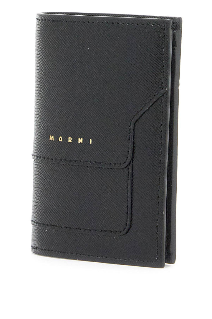 Saffiano Leather Bi Fold Wallet