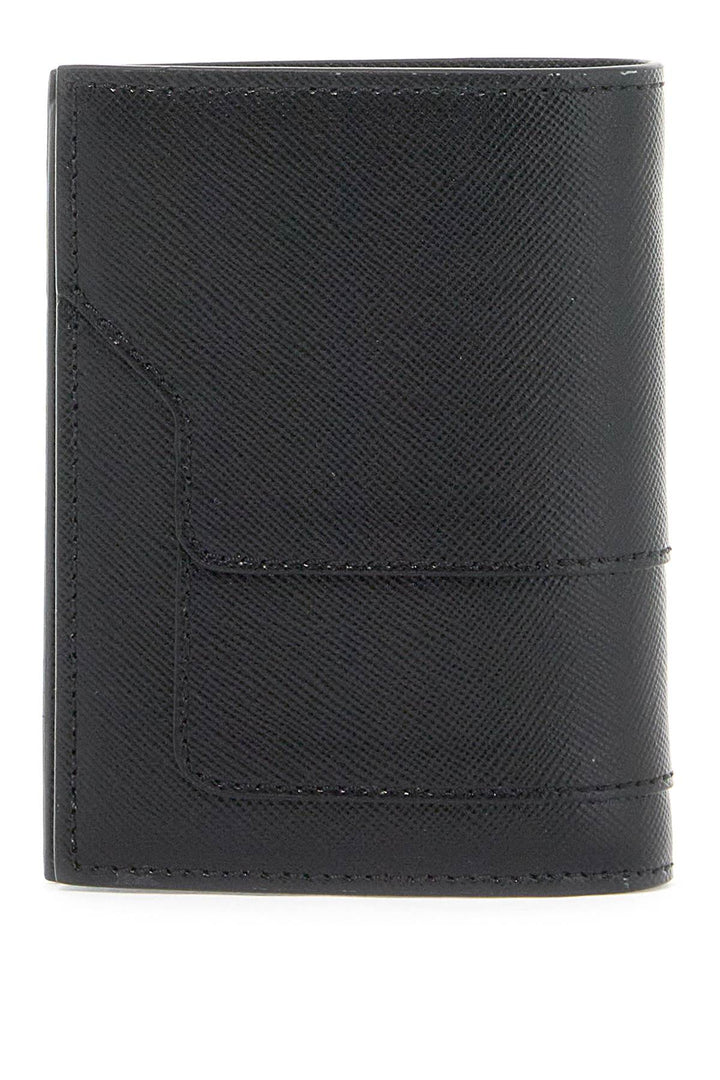 Saffiano Leather Bi Fold Wallet