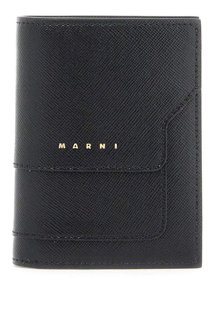 Saffiano Leather Bi Fold Wallet