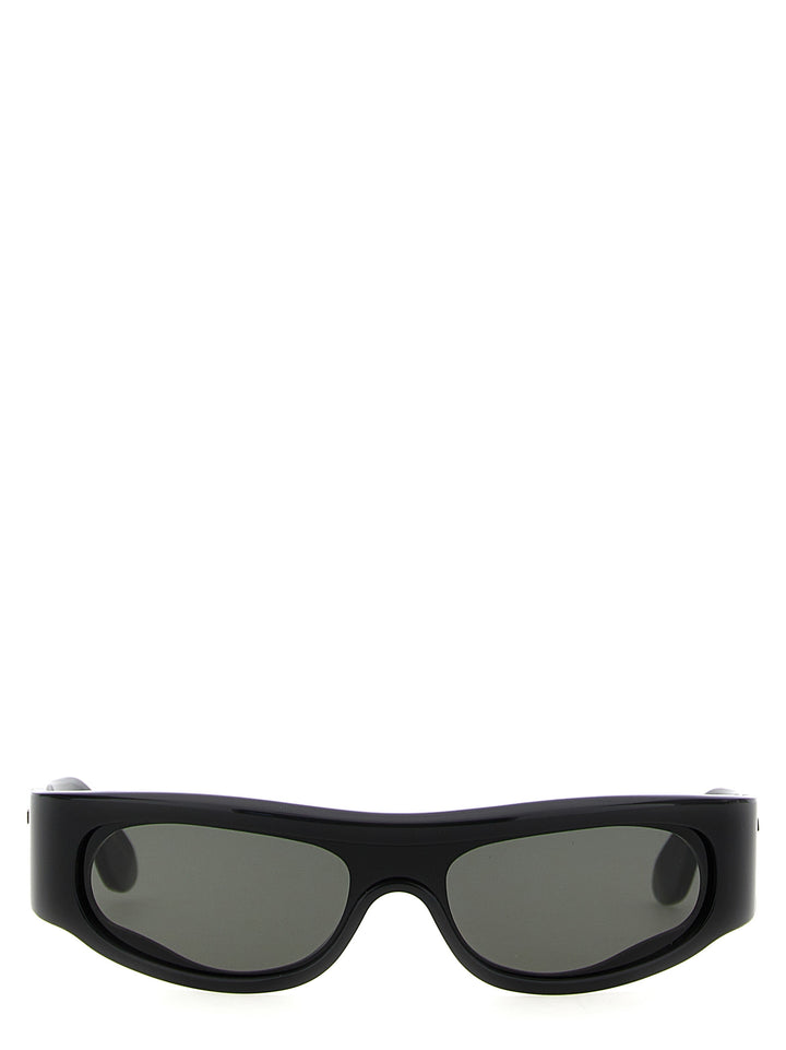 Retrosuperfuture Pharoah Sunglasses - Black | f76b4b86981e0918c6a142864e38c4a3db978d25
