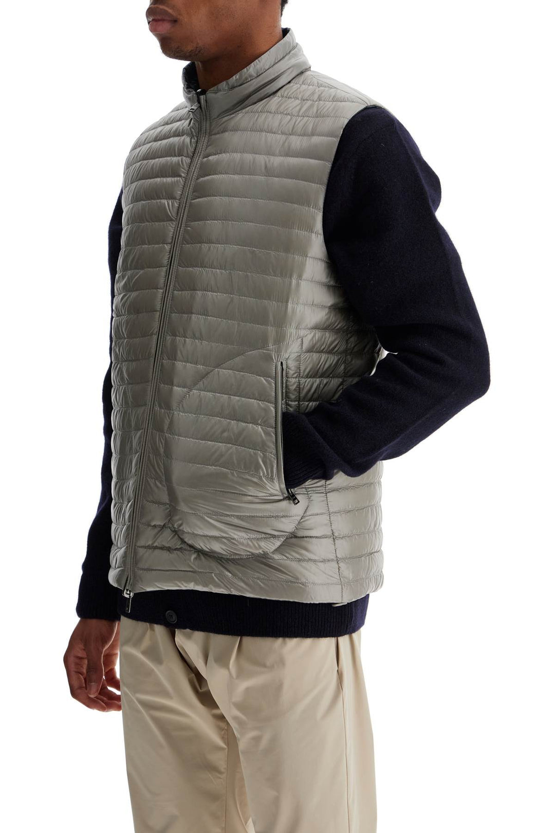 Reversible Black Polyamide Gilet