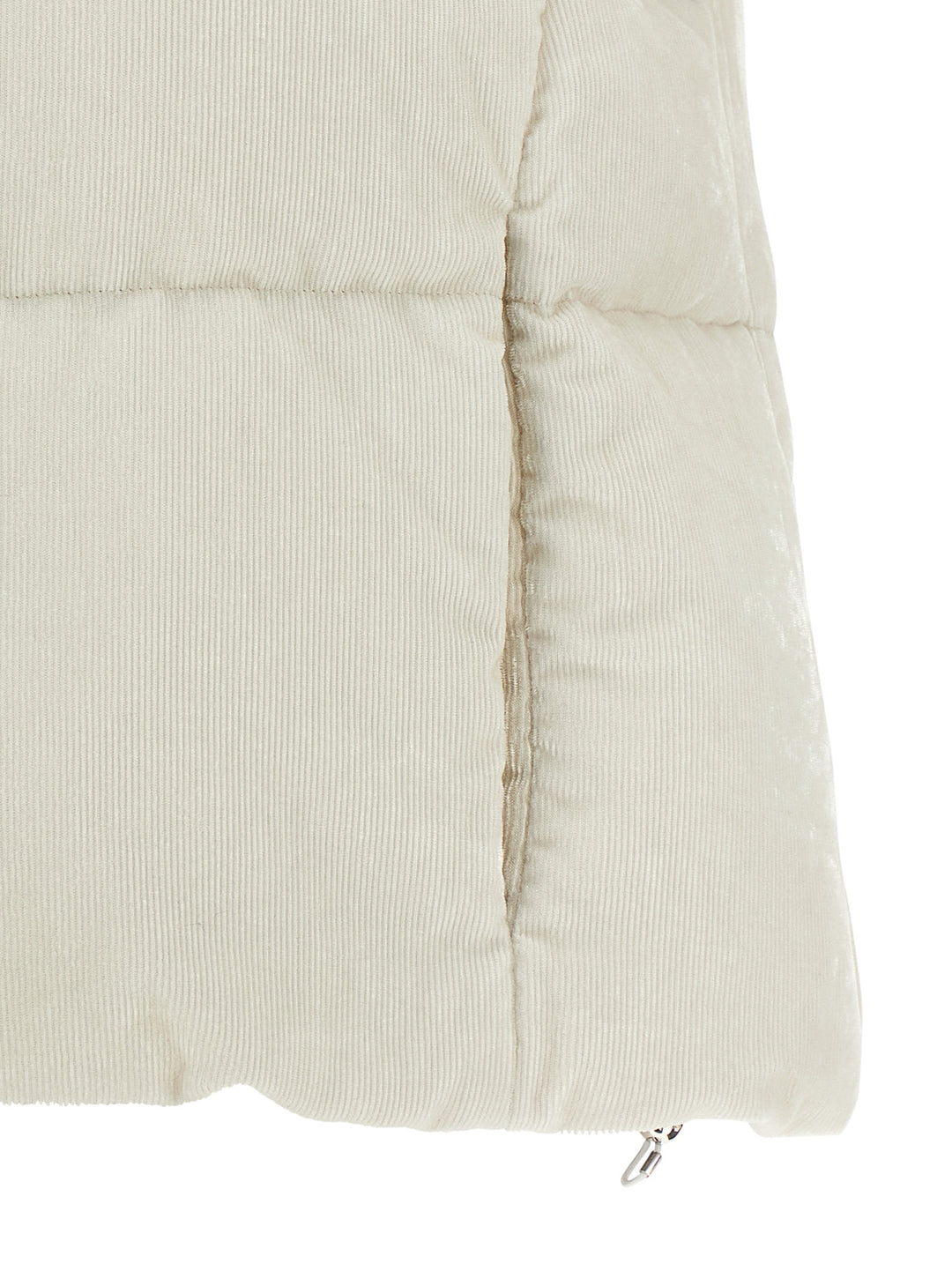 Herno Resort - Bright Corduroy Gilet - White | 38ff55b9d51693b038e7caaa2e18b91a7e6641c9