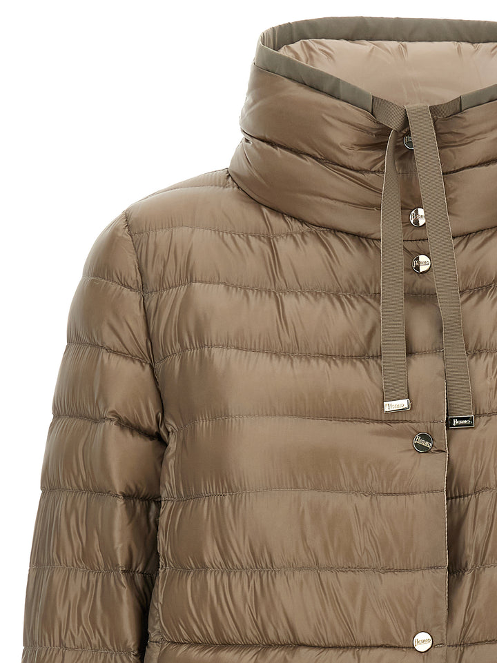 Herno Reversible Down Jacket Puffer Jackets - Brown | b38bb2005b26c3d1cbff66531033fcc9ae7894ca