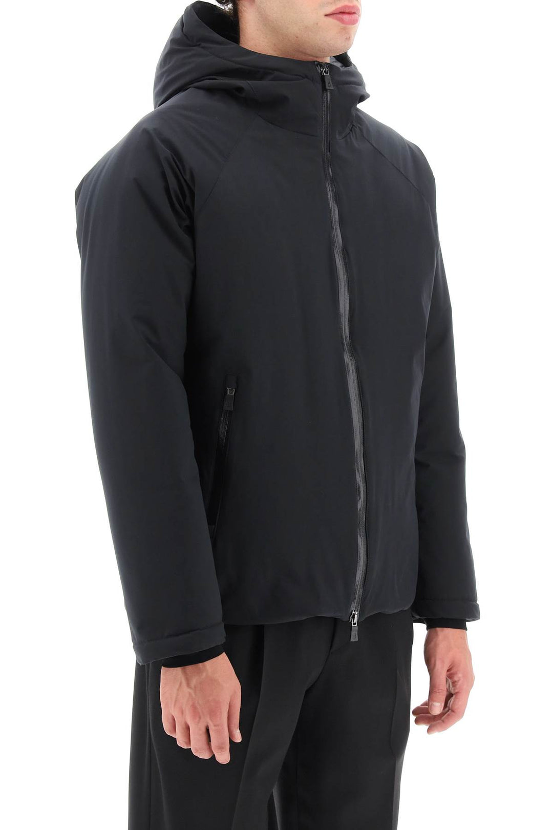 Ripstop Hooded Down Jacket